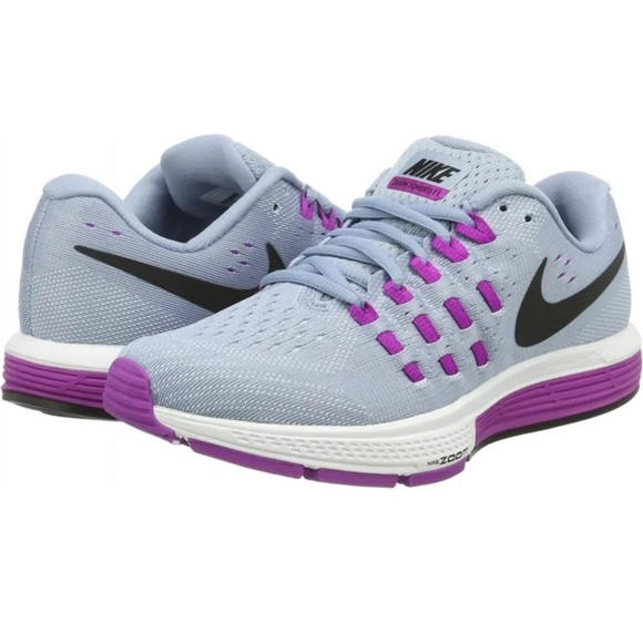 Nike Shoes - NIKE Stylish Women's Air Zoom
Vomero 11 'Blue Grey Hyper Violet' Running Shoes